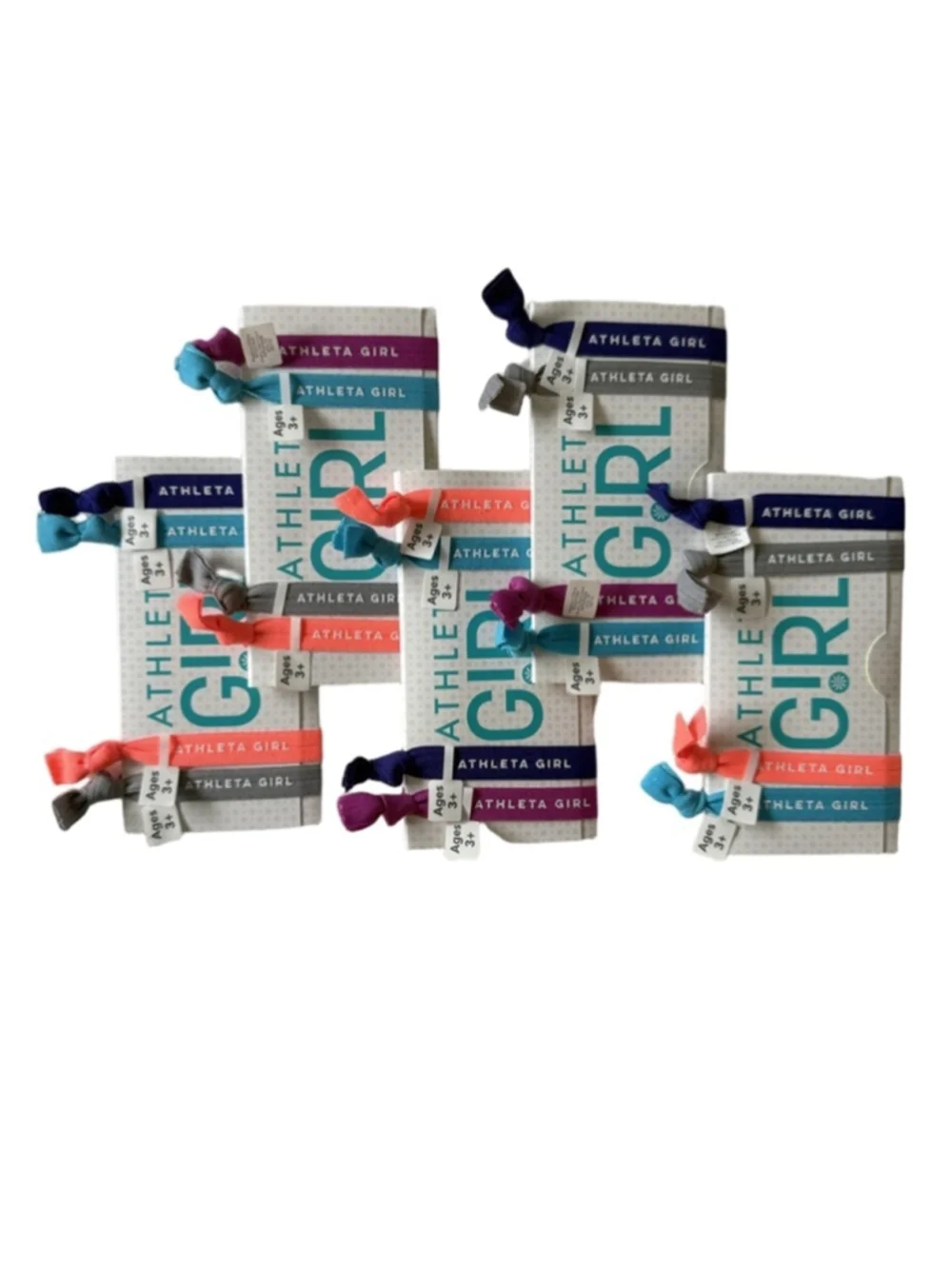 NWT Athleta Girl Motivation Hair Ties 5-Pack